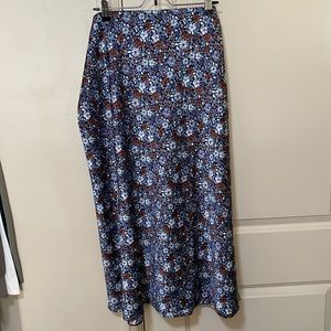 XXL 2X loft midi floral skirt business casual NWT
